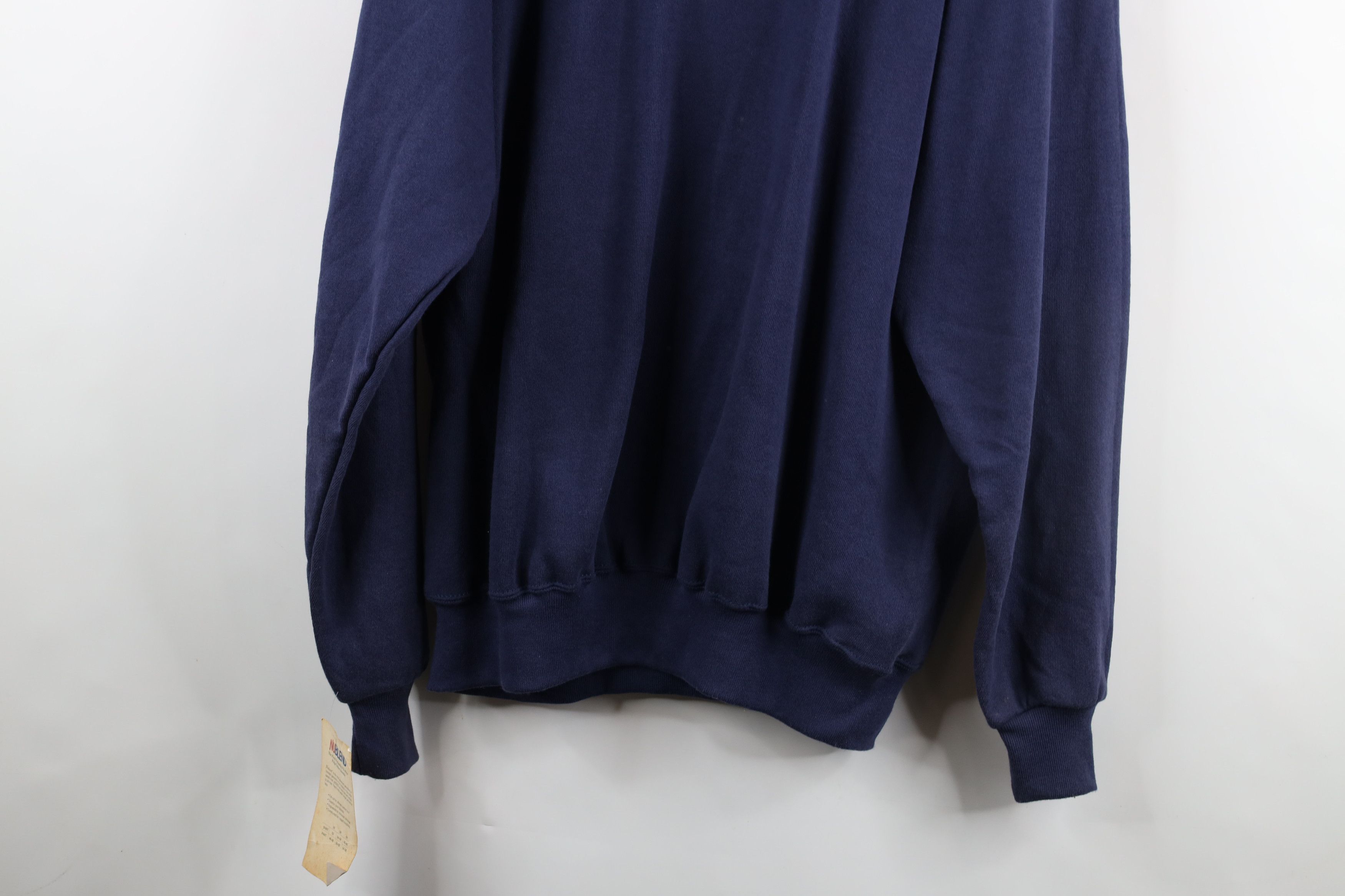 Vintage Deadstock Vintage 90s Streetwear School Patch Sweatshirt USA Size 3XL / US 20-22 - 13 Thumbnail