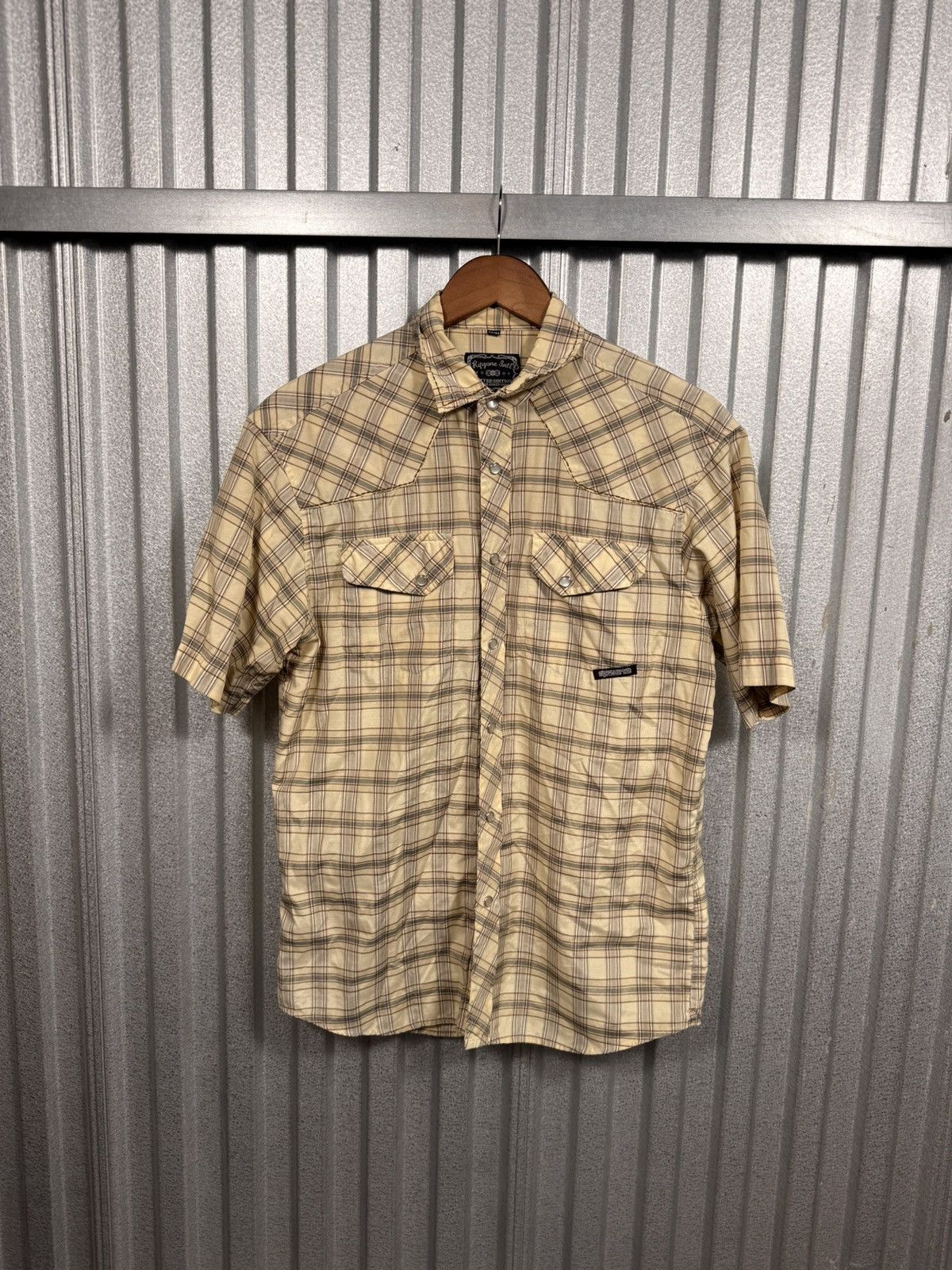 Wrangler Vintage Ripzone Western Pearl Snap Button Up Plaid Shirt Size US M / EU 48-50 / 2 - 6 Thumbnail