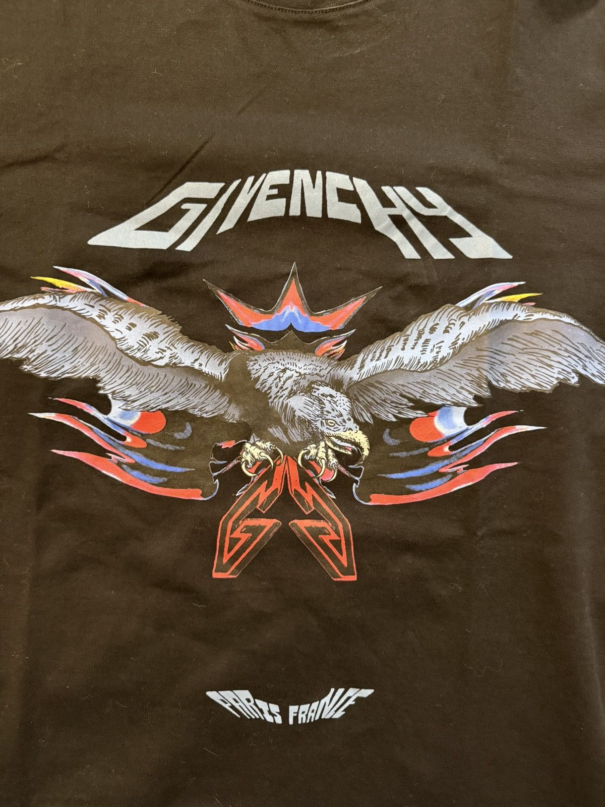 Givenchy Givenchy black eagle t-shirt Size US S / EU 44-46 / 1 - 2 Thumbnail