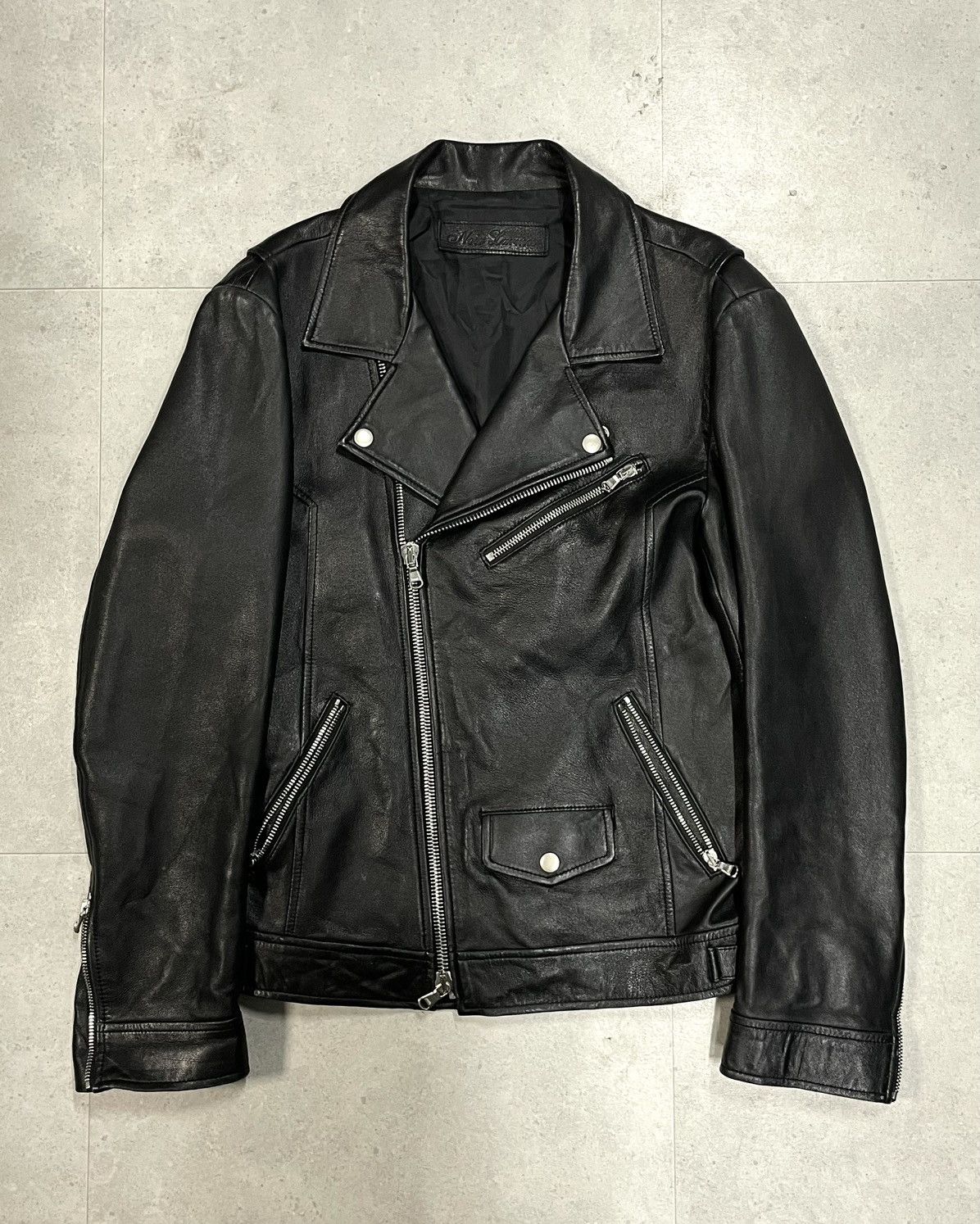 Genuine Leather custom hand painted leather jacket Size US S / EU 44-46 / 1 - 8 Thumbnail