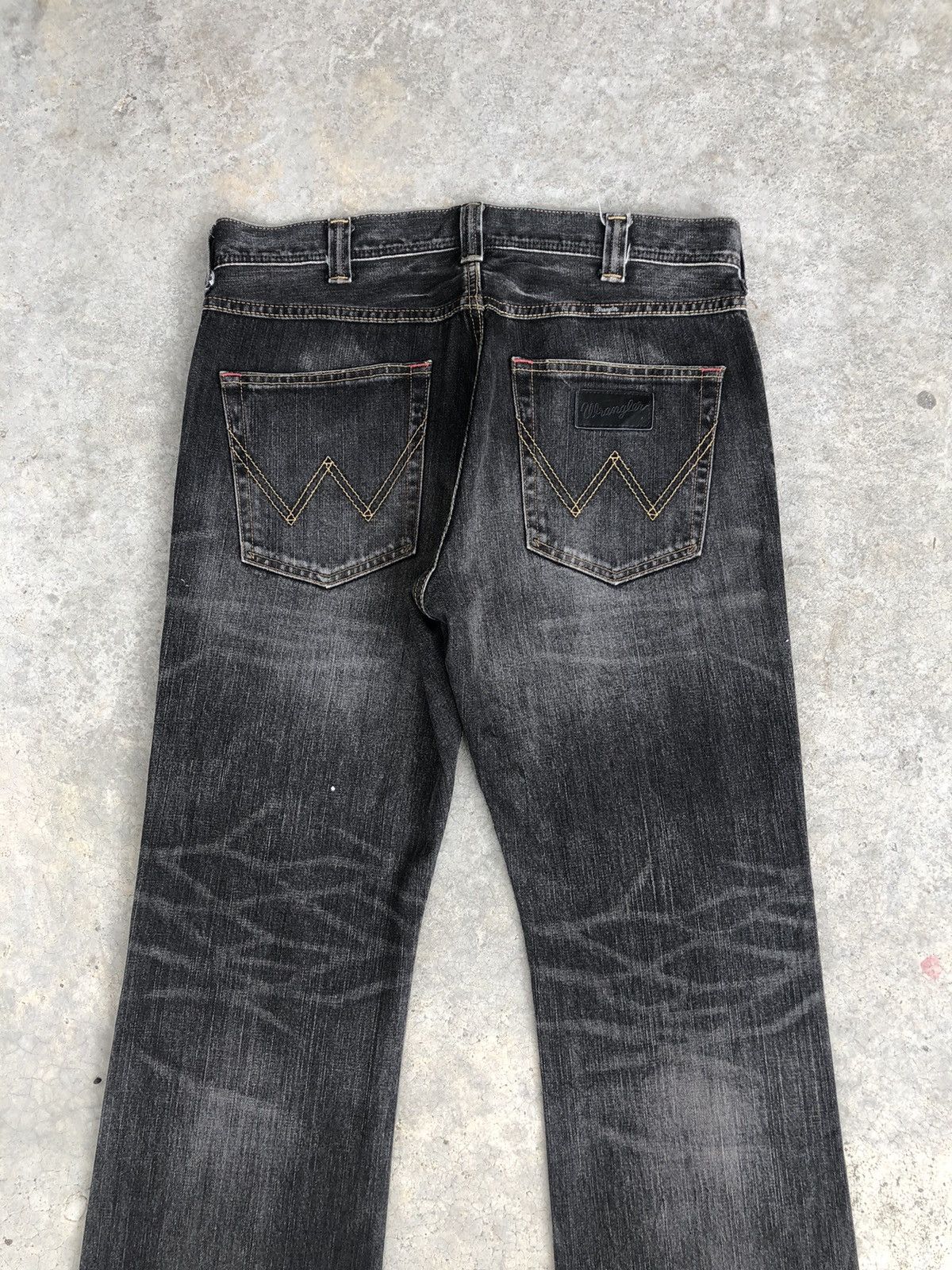 If Six Was Nine Y2k Wrangler Flared Jeans Distressed Jeans Size US 34 / EU 50 - 8 Thumbnail
