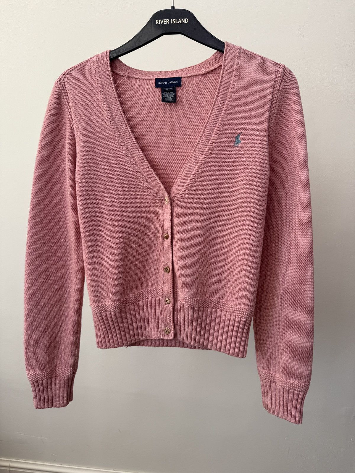 Ralph Lauren Vintage Ralph Lauren Women Pink Knit Button Cardigan Sweater Size S / US 4 / IT 40 - 3 Thumbnail
