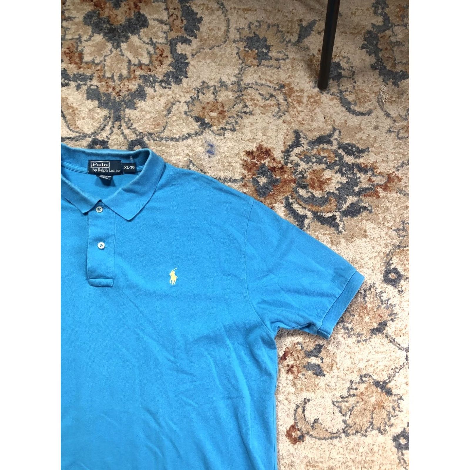 Polo Ralph Lauren Polo Ralph Lauren Polo Shirt Mens XL Blue Pony Logo 100% Cotton Short Sleeve Shirt Polo Polo Ralph Lauren XL Mens Blue Polo Shirt Size US XL / EU 56 / 4 - 4 Thumbnail