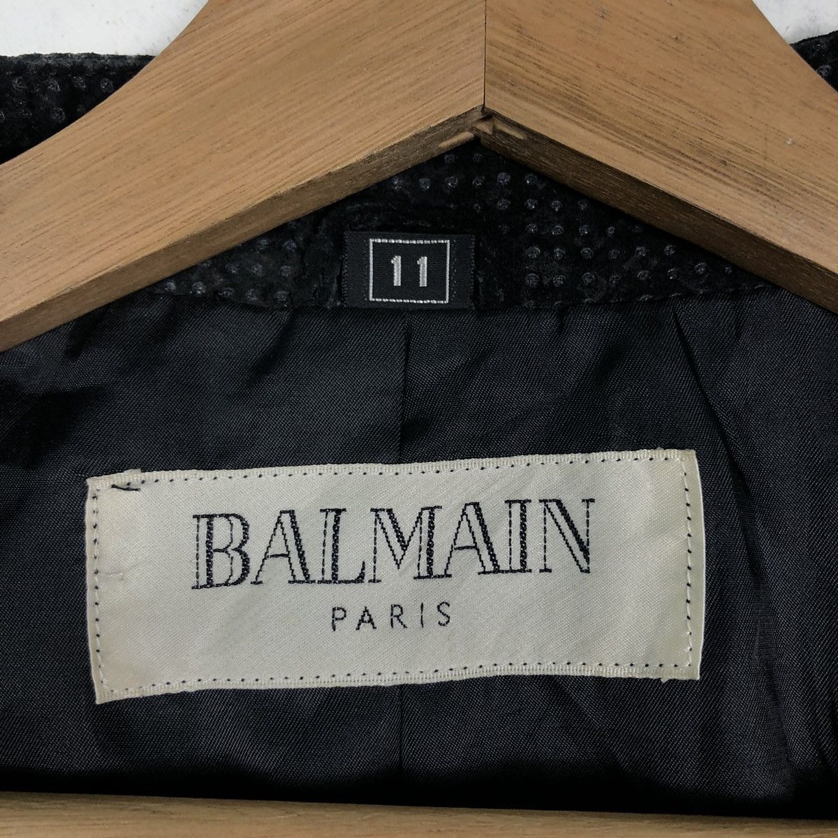 Balmain 🔥VINTAGE CROPPED COATS JACKET BALMAIN PARIS Size M / US 6-8 / IT 42-44 - 17 Thumbnail