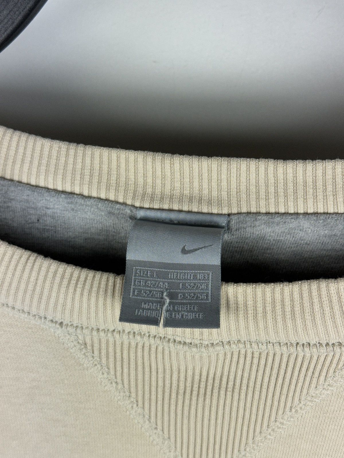 Nike × Vintage Vintage 90’s Nike Swoosh Y2K Oversize Sweatshirt Size US L / EU 52-54 / 3 - 5 Thumbnail