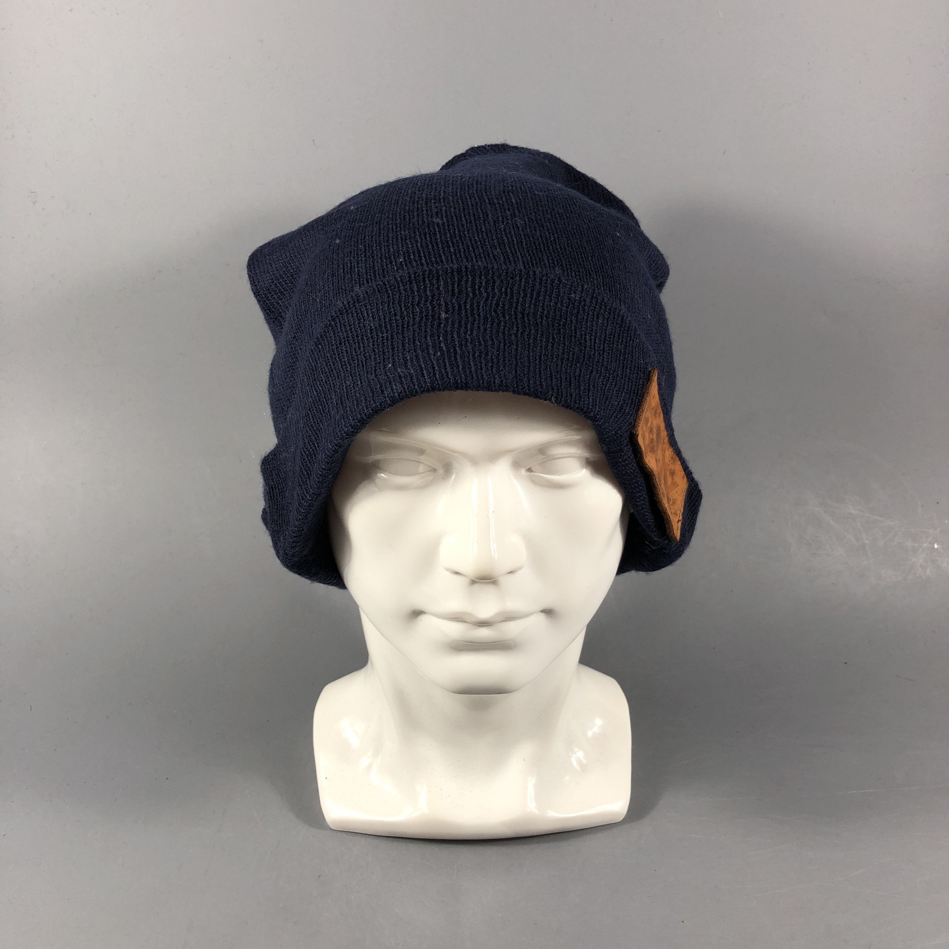 Vintage Boy Fisherman Knit Beanie Snowcap Snow Hat B924 Size ONE SIZE - 1 Thumbnail