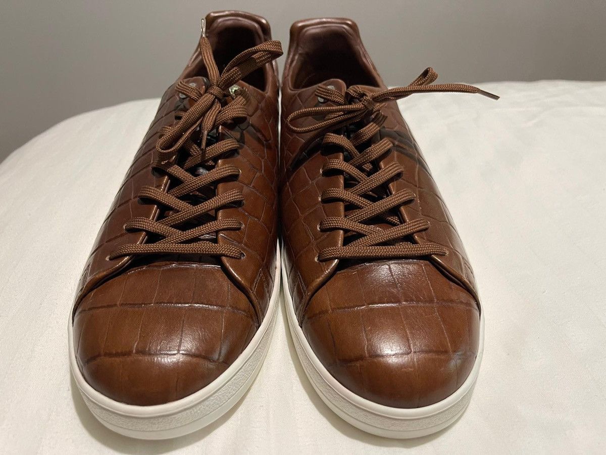 Louis Vuitton LV leather sneakers in very good condition size 12 Size US 12 / EU 45 - 2 Thumbnail