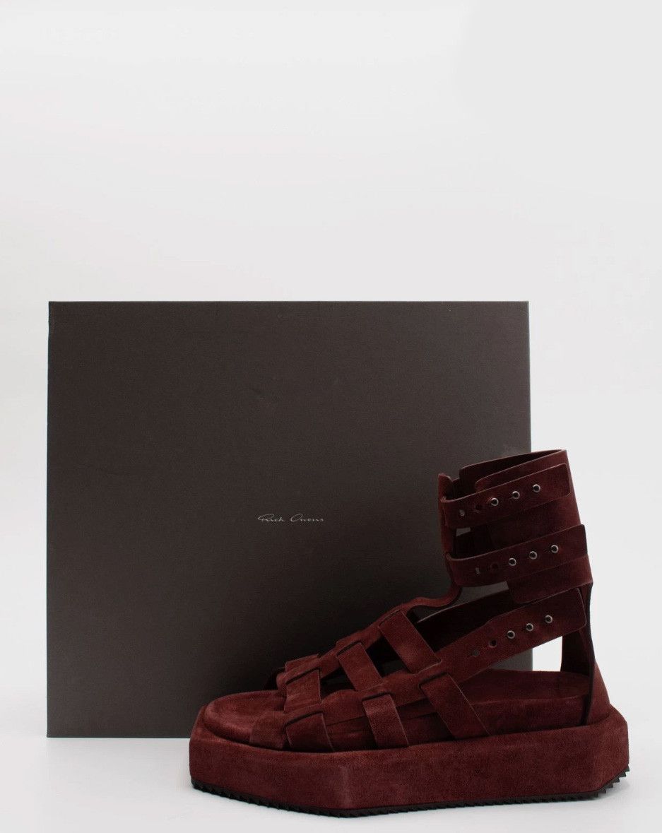 RICK OWENS Spartan Cyclops Leather Sandals Footwear