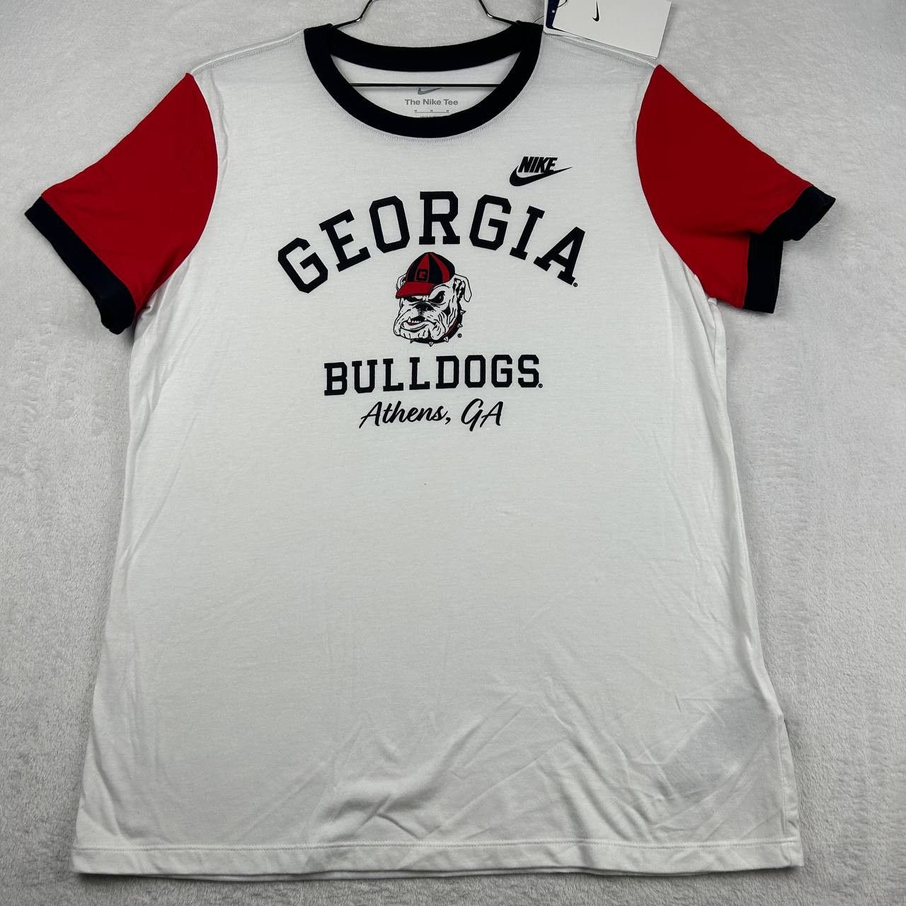 Nike Georgia Bulldogs Shirt Women Medium White Nike New M Size M / US 6-8 / IT 42-44 - 1 Thumbnail