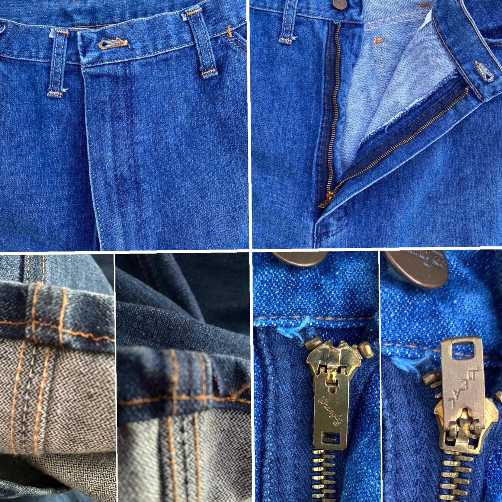 Wrangler VINTAGE Wrangler Jeans Mens 42 Regular 32.5 Inseam 5-Pocket Denim Blue Zip IDEAL Cowboy Size US 42 / EU 58 - 2 Thumbnail