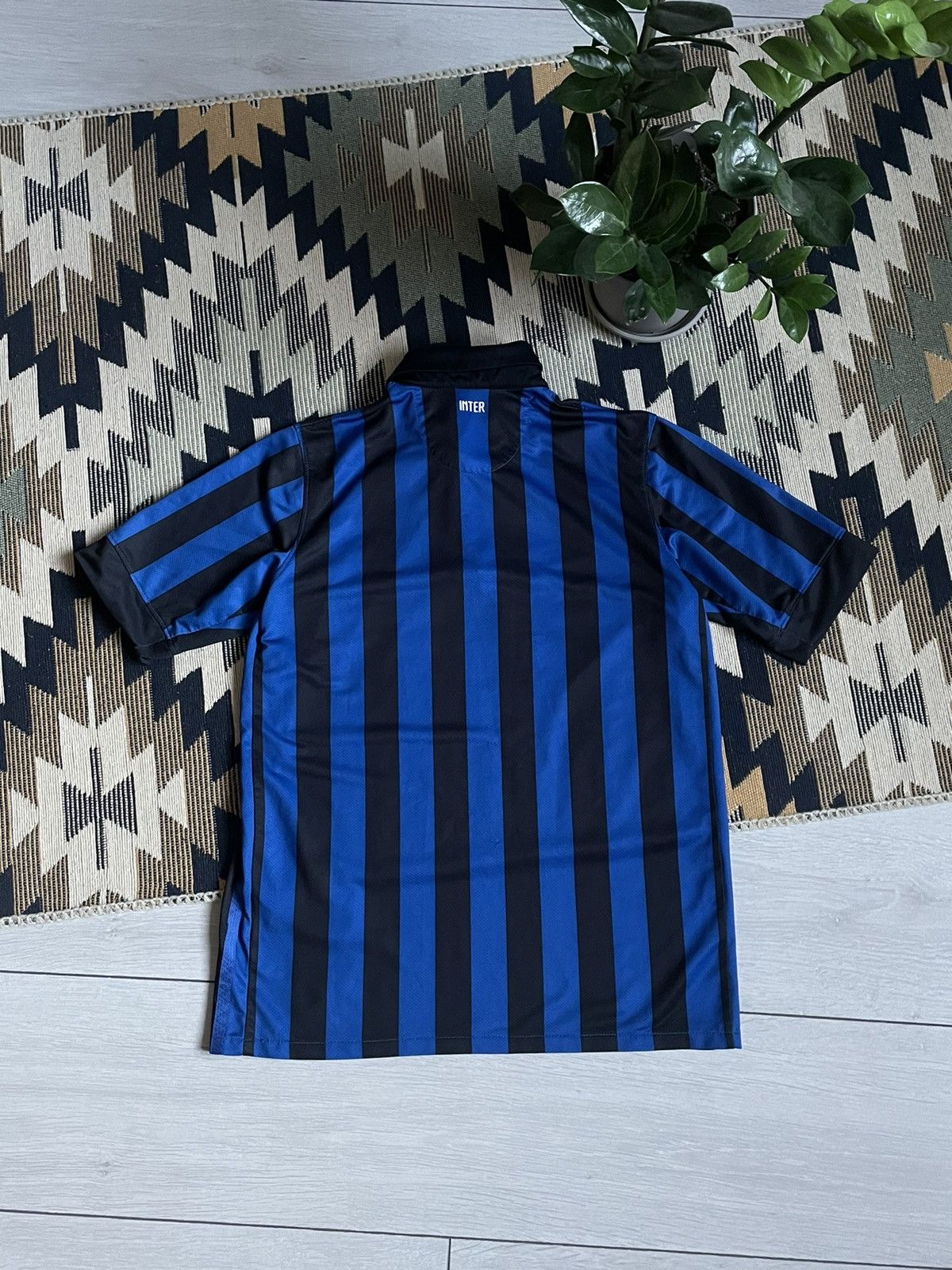 Nike × Vintage Vintage 11/12 Nike Inter Milan Blockcore Jersey Size US XS / EU 42 / 0 - 8 Thumbnail