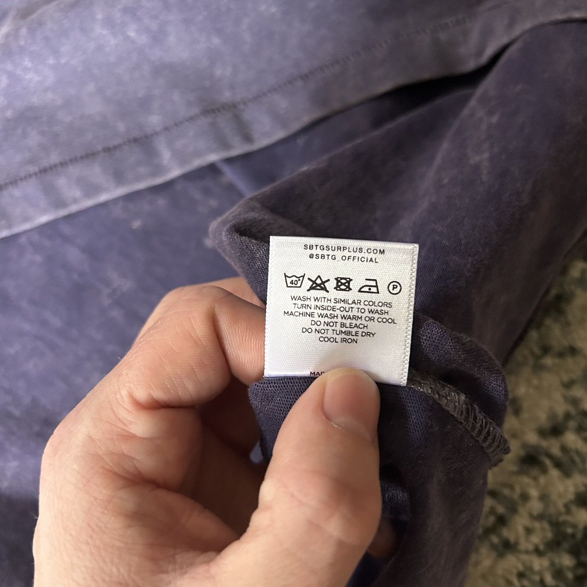 SBTG SBTG SURPLUS WiDE BOXY CROPPED SiNGLE STiTCH YALE TEE Size US L / EU 52-54 / 3 - 7 Thumbnail
