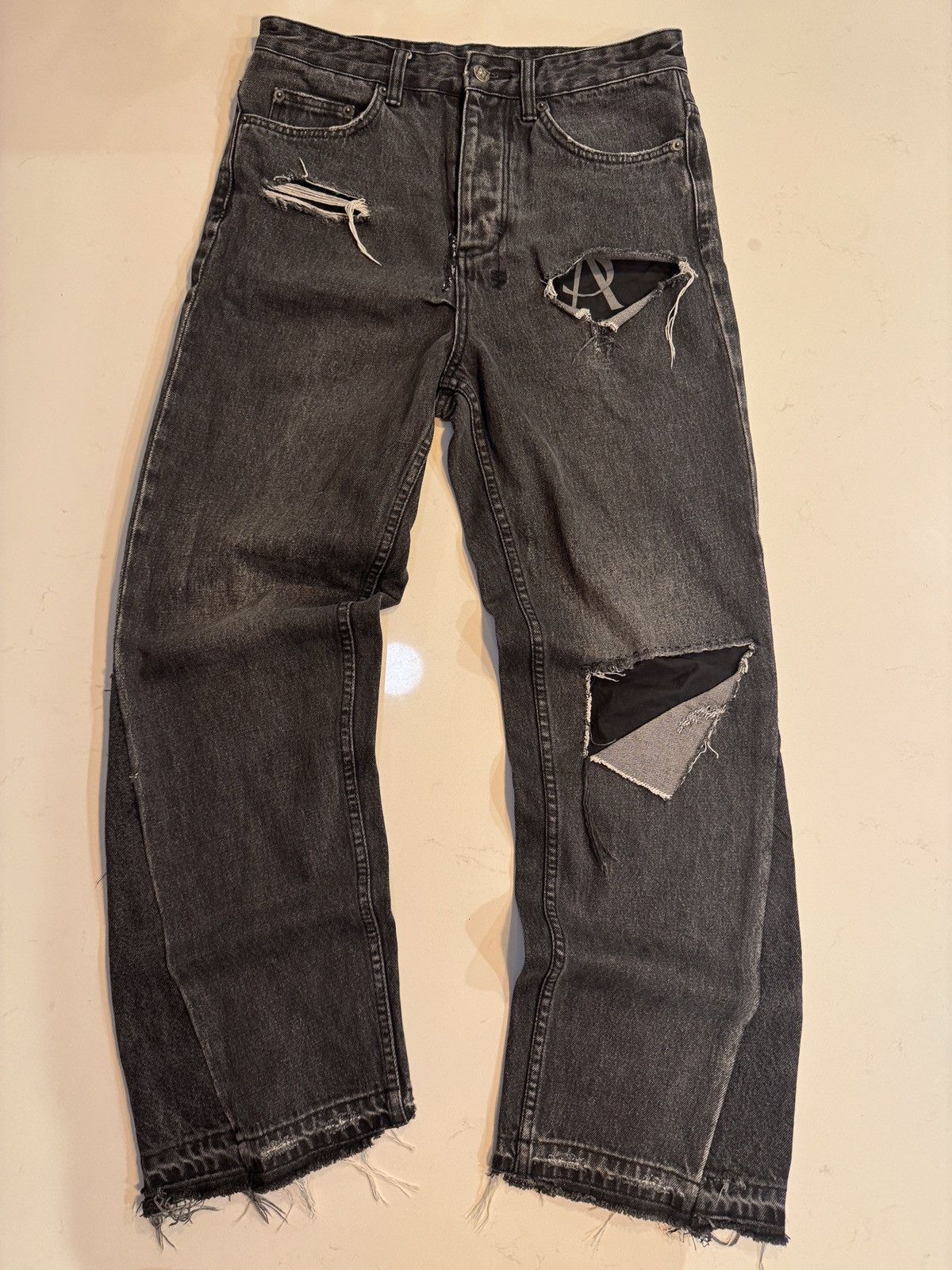 Ksubi Custom bootcut ksubi black/grey denim Size US 30 / EU 46 - 1 Thumbnail
