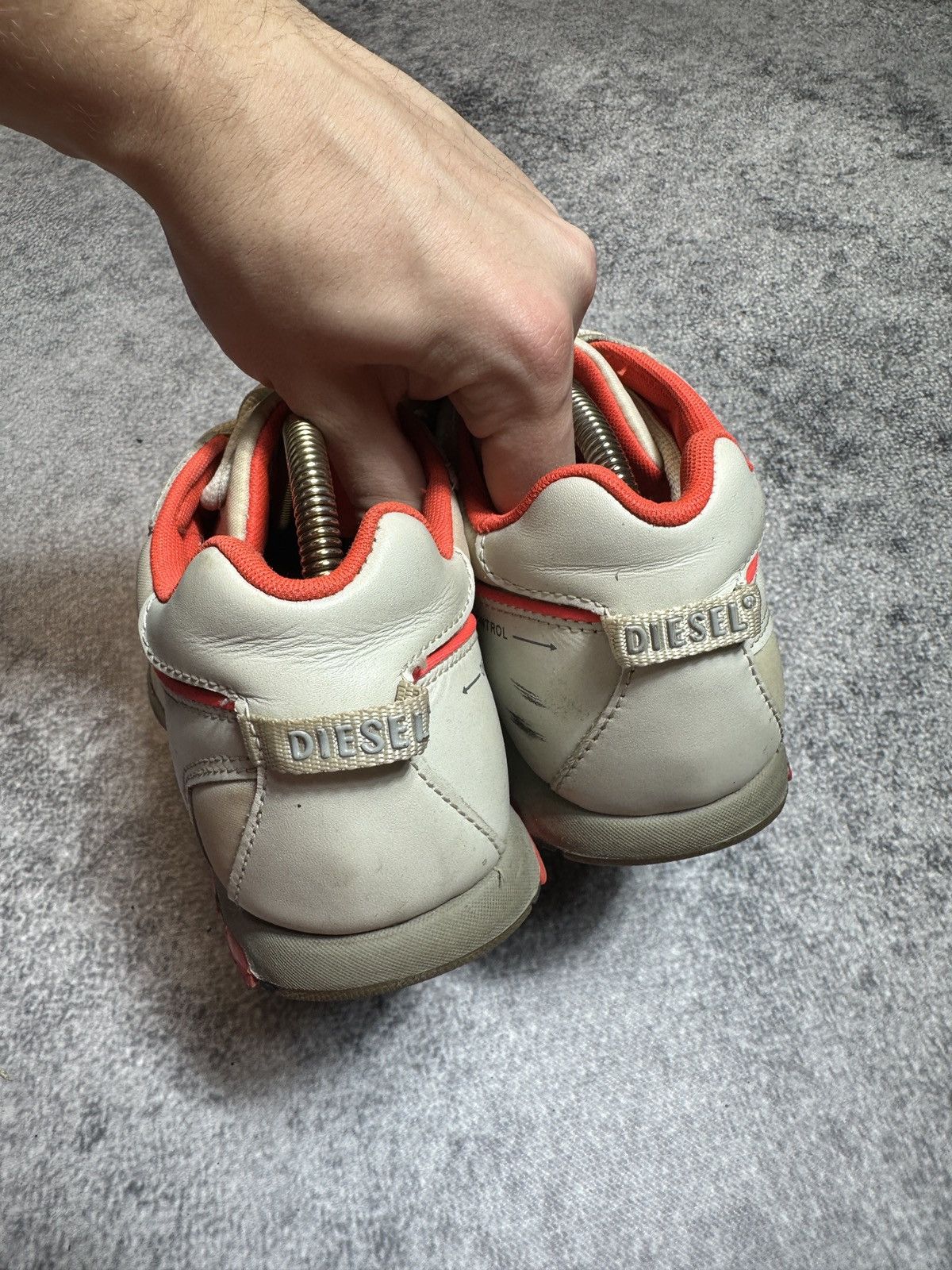 Diesel × Vintage Y2K Vintage Diesel Leather Sneakers Avant Garde Style USA Size US 7.5 / IT 37.5 - 4 Thumbnail