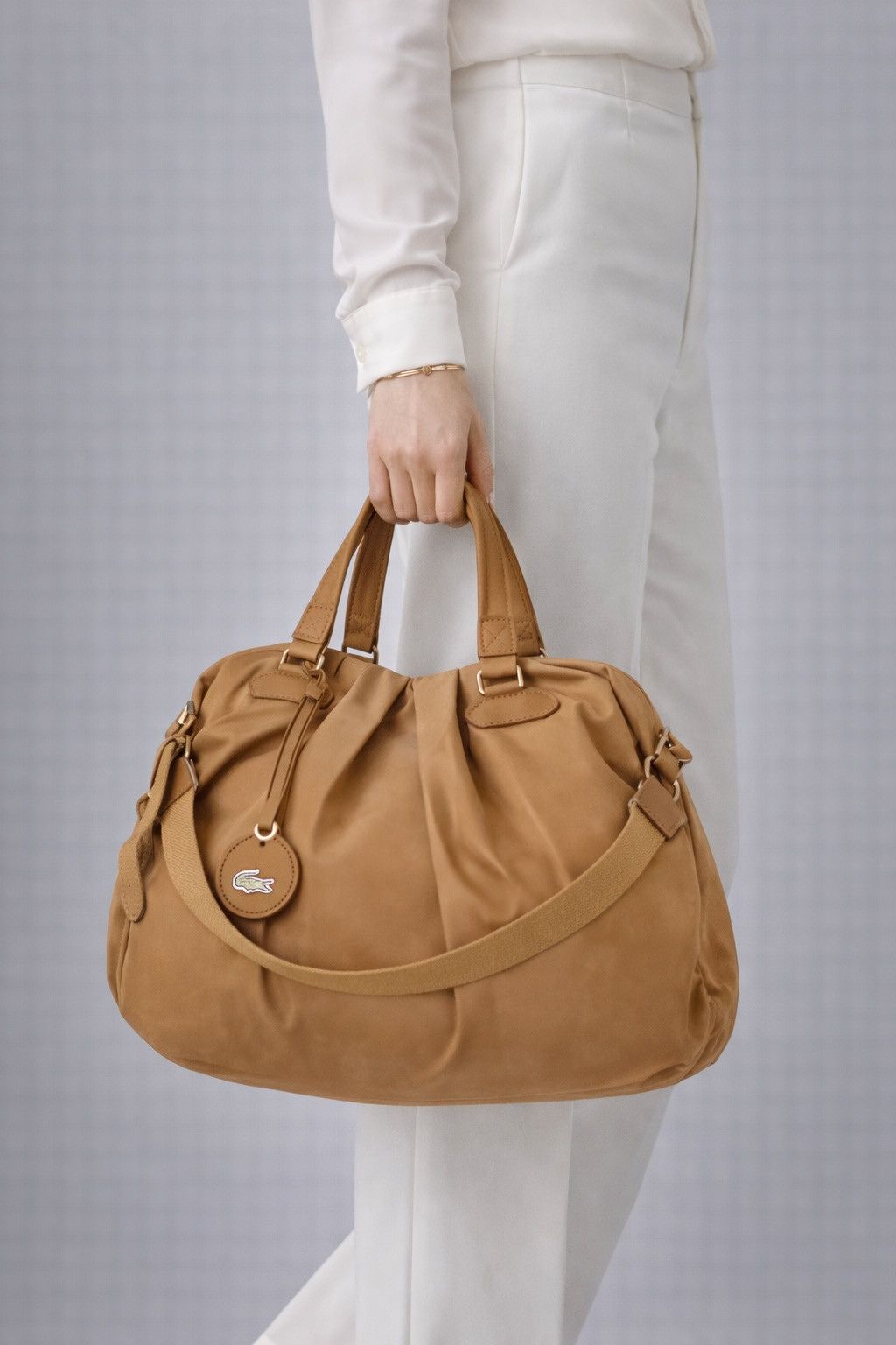 Lacoste Lacoste Tan Duffel / Shoulder Bag – Excellent Pre-Owned Size ONE SIZE - 10 Thumbnail