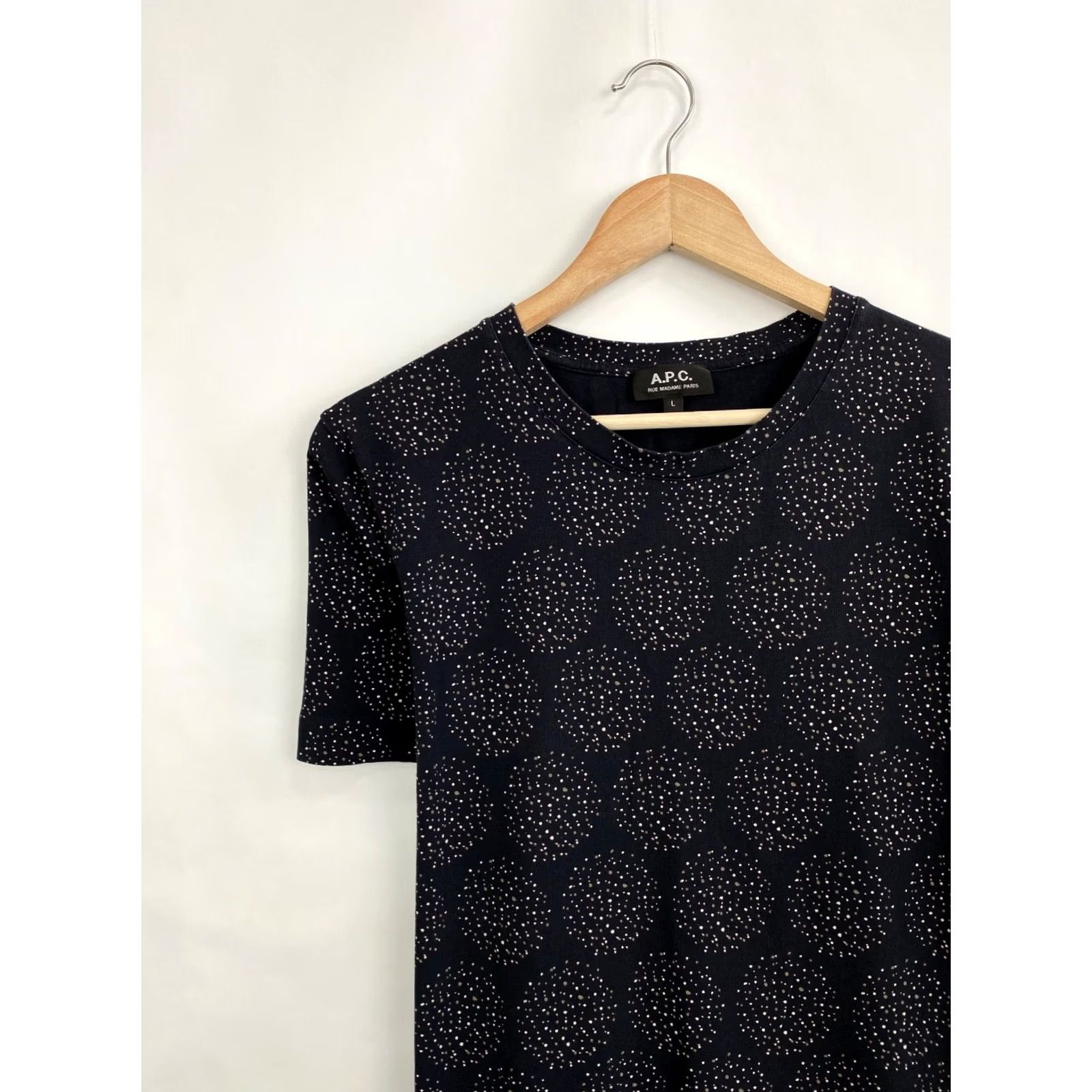 A.P.C. VINTAGE A. P. C. T-Shirt M/L Black Men Shirt Mens Size US L / EU 52-54 / 3 - 3 Thumbnail