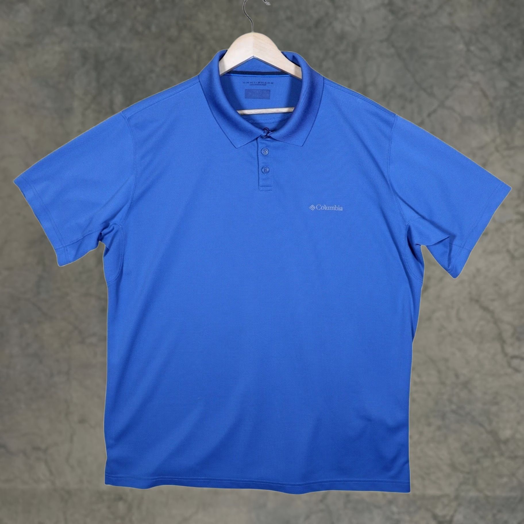 Vintage Columbia Men's Blue Golf Polo Shirt Short Sleeve 2XL Performance Size US XXL / EU 58 / 5 - 1 Thumbnail
