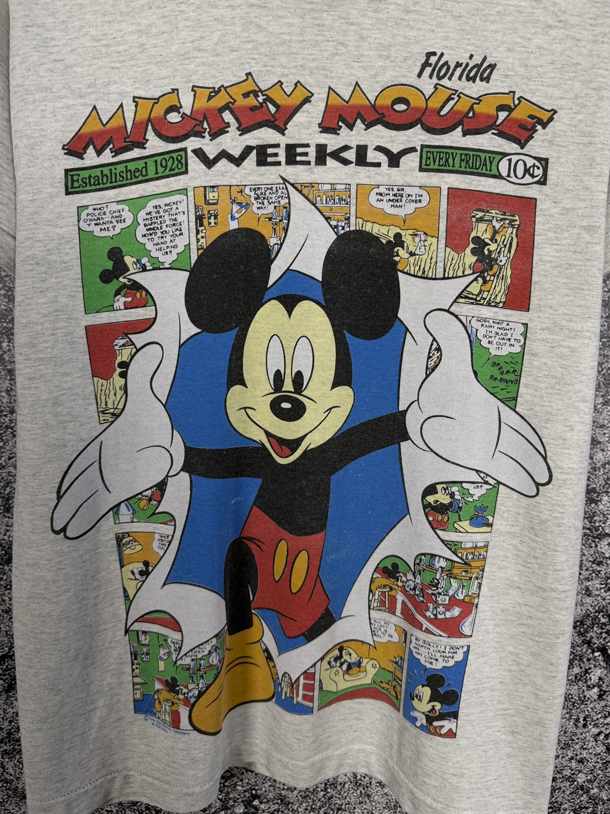 Mickey Mouse Vintage Mickey Mouse Weekly Florida Tee USA Disney Size M Size US M / EU 48-50 / 2 - 7 Thumbnail