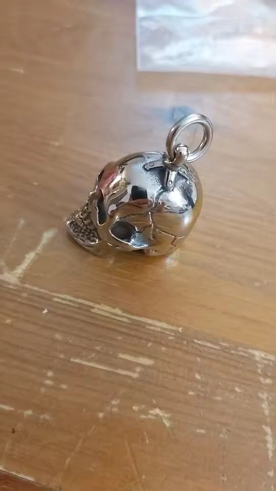 Jewelry Goth Skull Pendant Necklace Size ONE SIZE - 8 Thumbnail