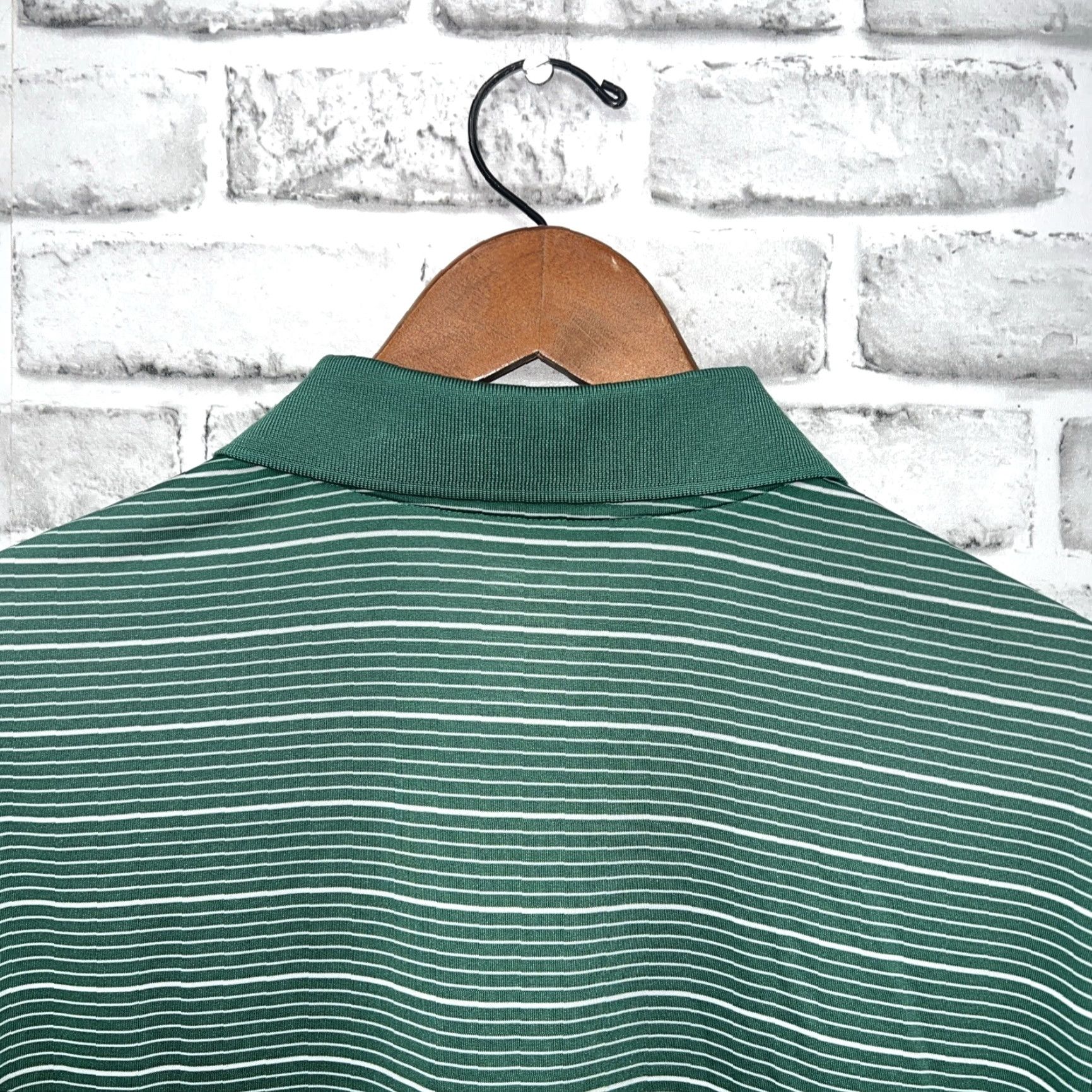 Adidas Adidas Climalite Polo Shirt Striped Green Mens L Size US L / EU 52-54 / 3 - 5 Thumbnail