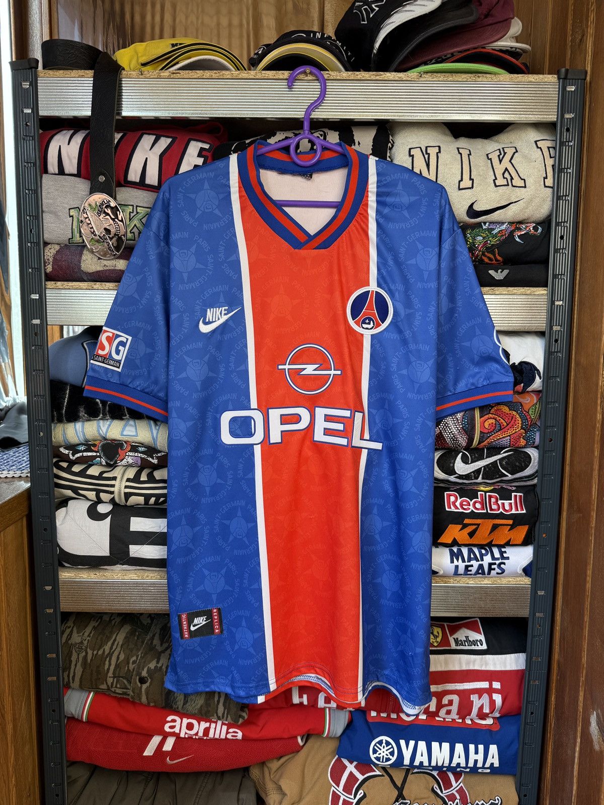 Nike Paris Saint-Germain home jersey shirt PSG tee Size US XL / EU 56 / 4 - 1 Thumbnail