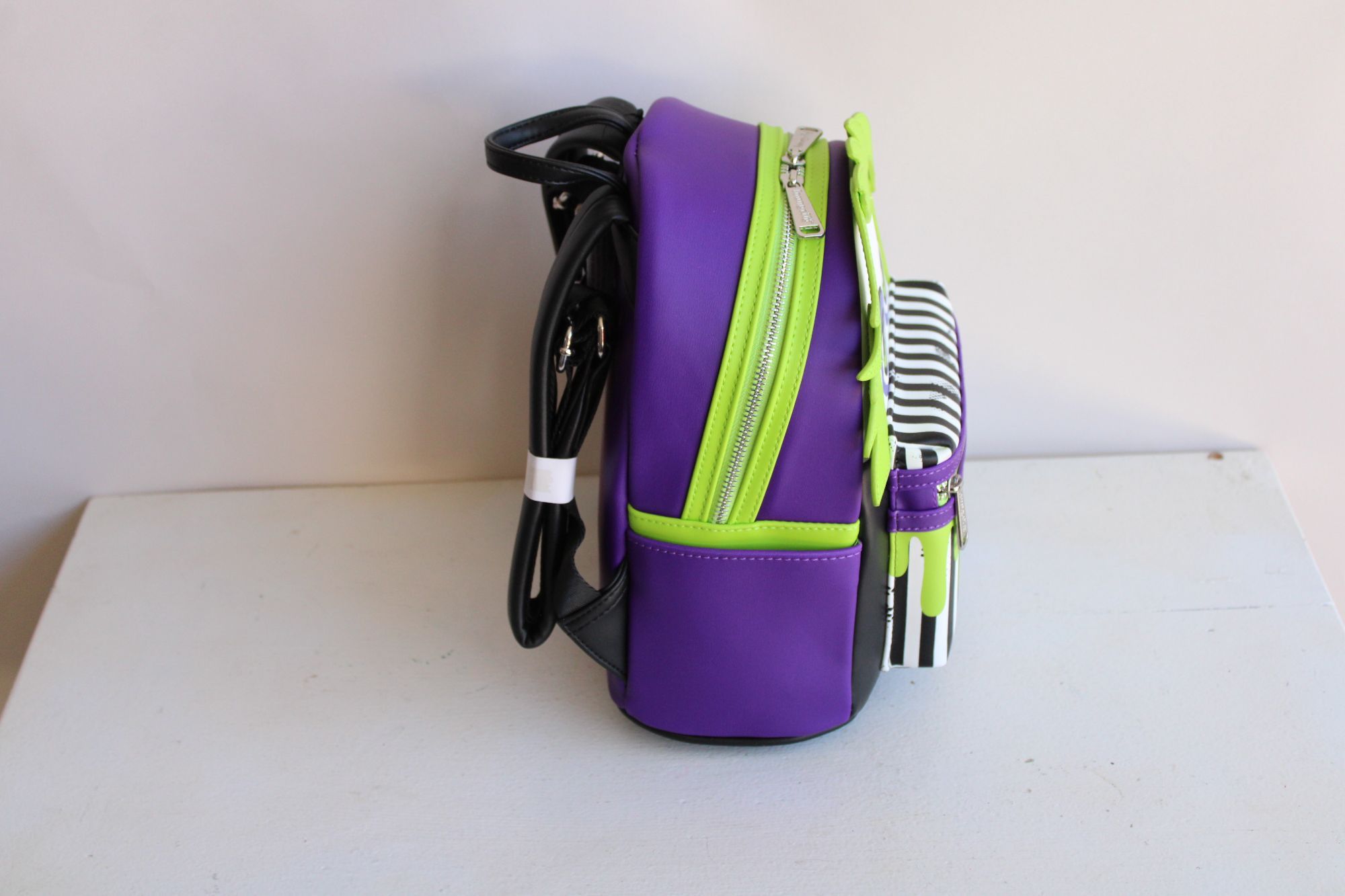Other Loungefly Beetlejuice Backpack, New With Tags, Green and Pur Size ONE SIZE - 6 Thumbnail
