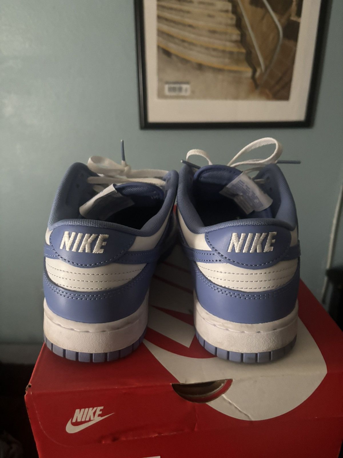 Nike Nike Dunk Low Retro (Polar) Size US 10 / EU 43 - 4 Thumbnail