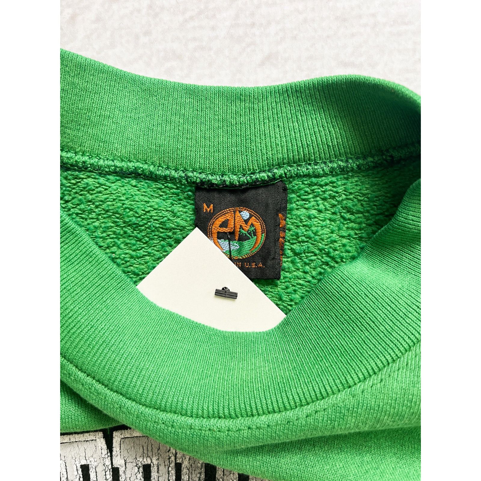 The Unbranded Brand Vintage 80s Slipper Rock Green Sweatshirt - Men's Medium Size US M / EU 48-50 / 2 - 3 Thumbnail