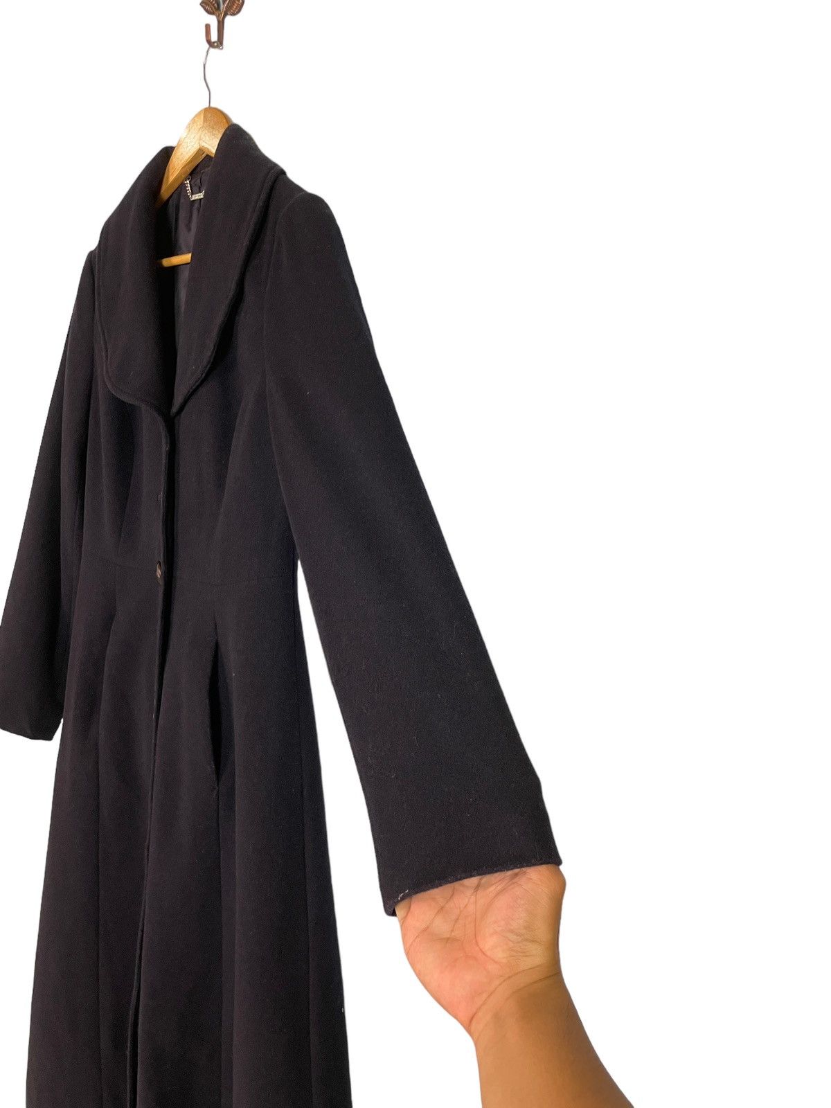 Designer × Laura Ashley Vintage Laura Ashley Wool Long Coat Size M / US 6-8 / IT 42-44 - 9 Thumbnail