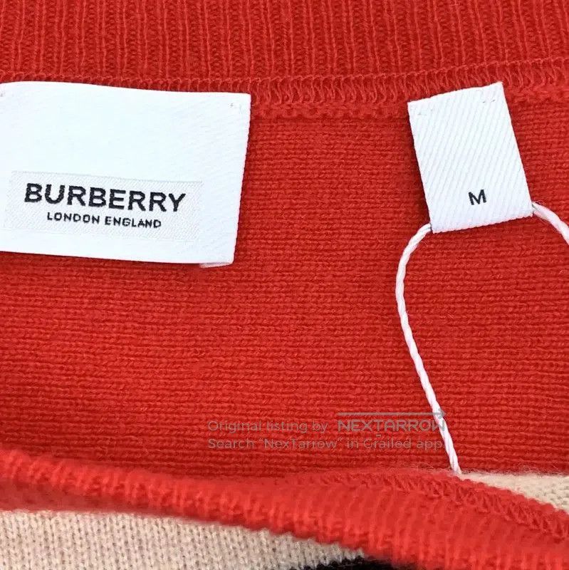 Burberry Burberry Colorblock Cashmere Knit Sweater. Size M / US 6-8 / IT 42-44 - 6 Thumbnail