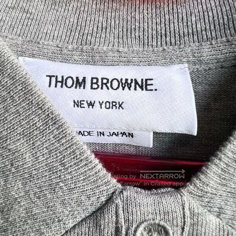 Thom Browne Thom Browne Gray Cotton Men's T-Shirt . Size US M / EU 48-50 / 2 - 3 Thumbnail