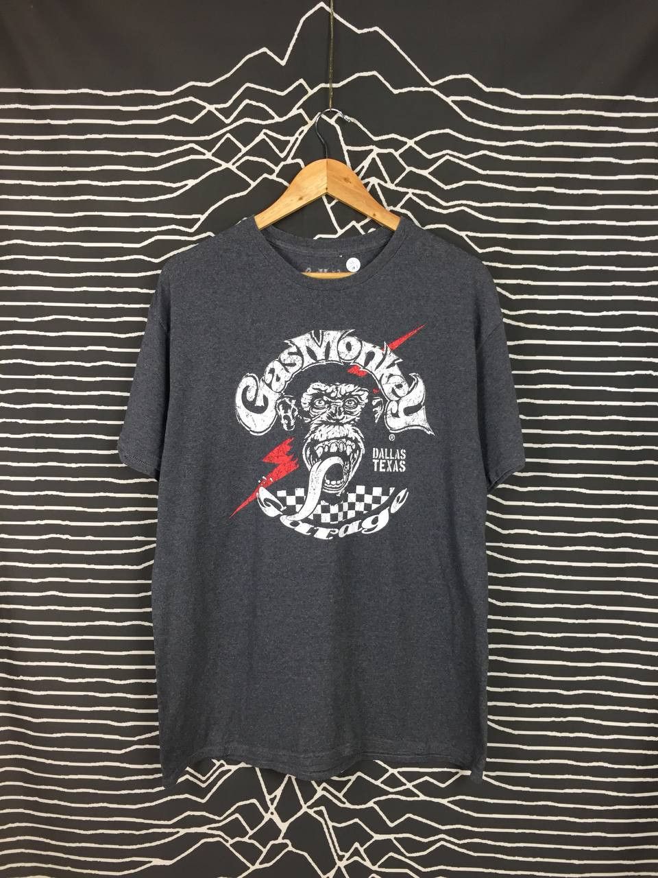 GAS × Vintage Gas Monkey Garage Dallas Texas Big Logo Tee Size US L / EU 52-54 / 3 - 1 Thumbnail