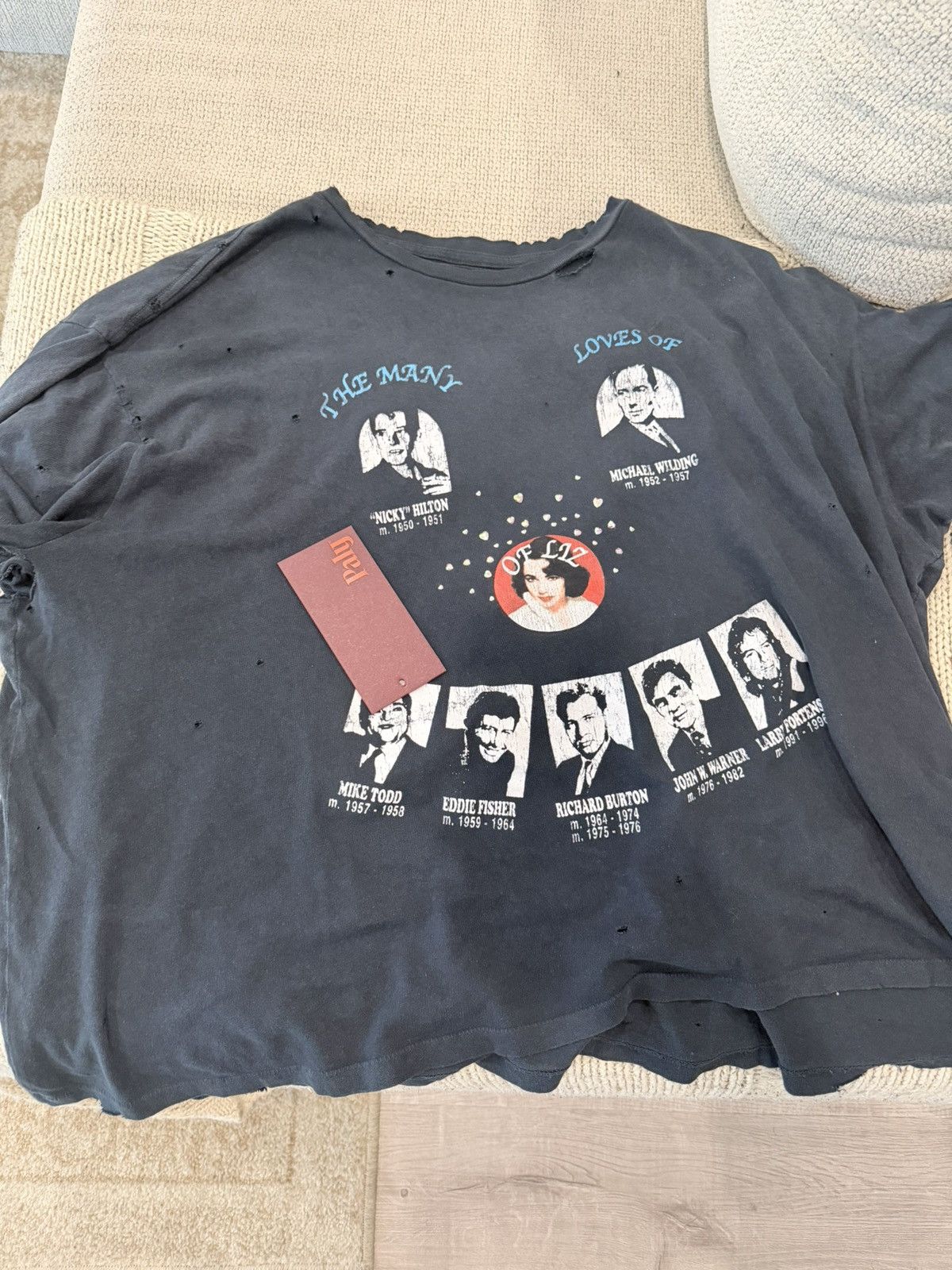 Paly Hollywood PALY - LOVES OF LIZ TEE Size US XL / EU 56 / 4 - 2 Thumbnail