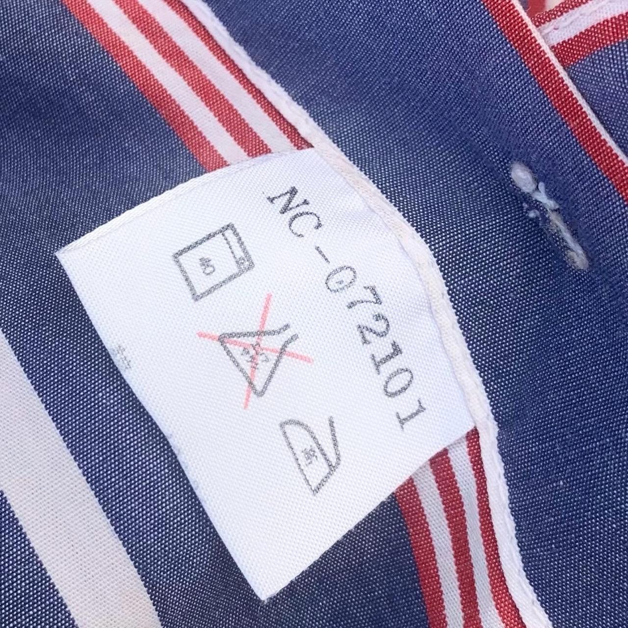 Nigel Cabourn × Vintage 💥Nigel Cabourn Double Pocket Stripes Shirt Size US L / EU 52-54 / 3 - 4 Thumbnail