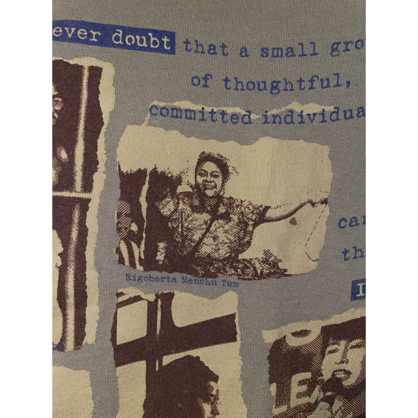 Vintage Vintage Never Doubt Margaret Mead Change The World XL Tee Size US XL / EU 56 / 4 - 9 Thumbnail