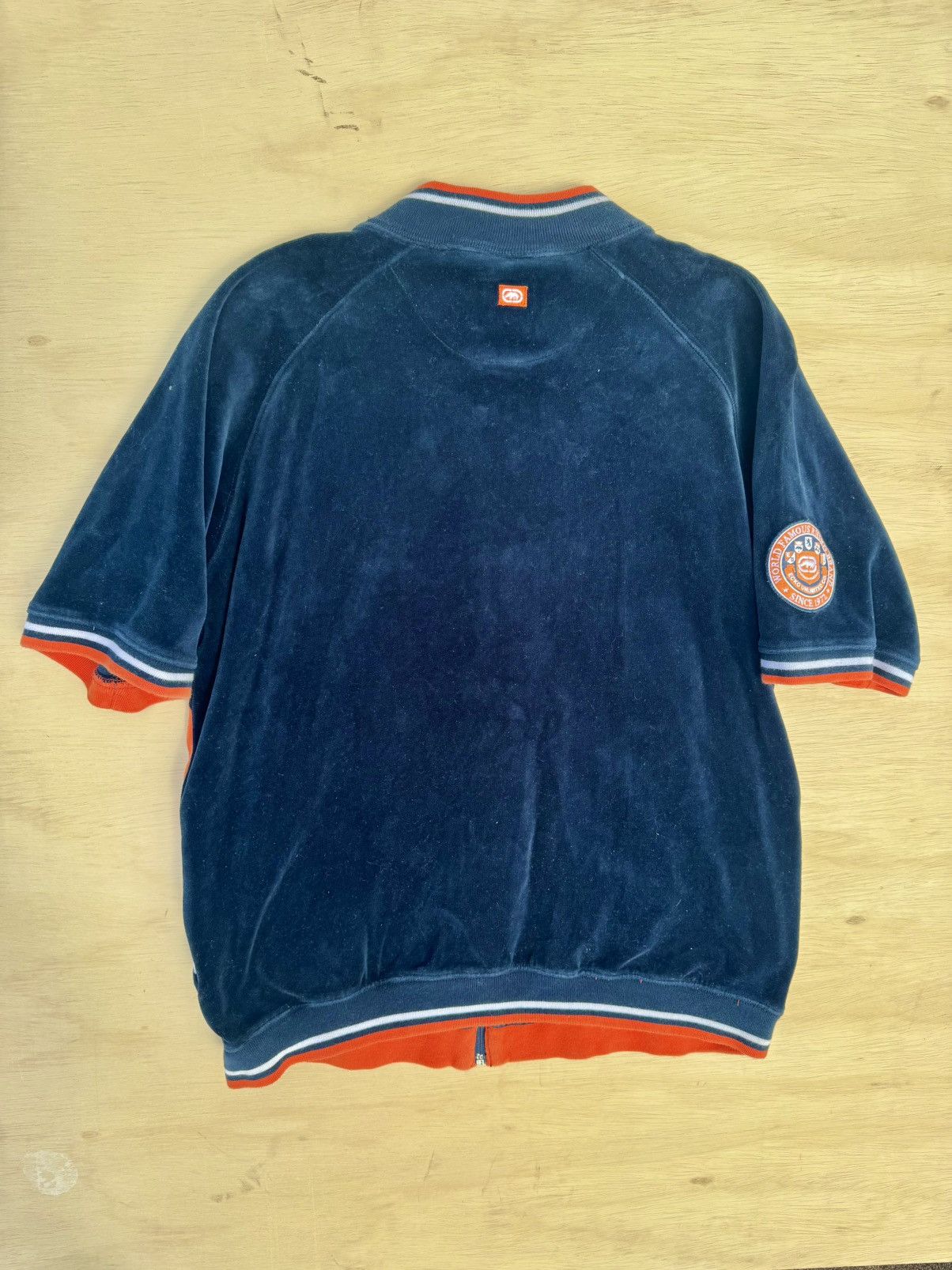 Ecko Unltd. × Rap Tees × Vintage Vintage Eckō 2000’s Velour Y2K Rap Hip Hop Zip Jersey Size US L / EU 52-54 / 3 - 9 Thumbnail
