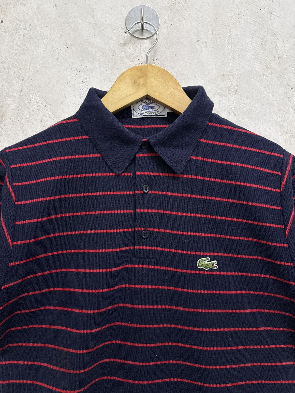 Lacoste Vintage Lacoste Stripe Polo Shirt Size US S / EU 44-46 / 1 - 2 Thumbnail