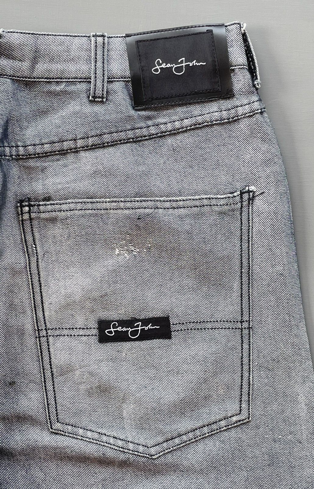 Sean John Sean John Shiny Silver Baggy Jeans (P62) Size US 32 / EU 48 - 7 Thumbnail