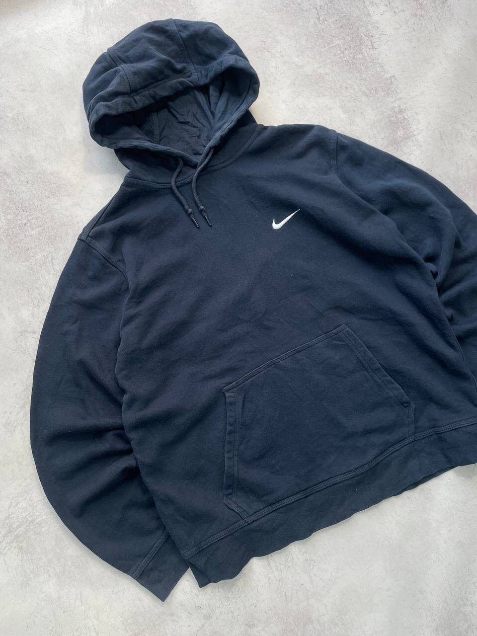 Japanese Brand × Nike × Vintage Vintage Nike Baggy Fit Swoosh Hoodie Y2K Size US L / EU 52-54 / 3 - 2 Thumbnail