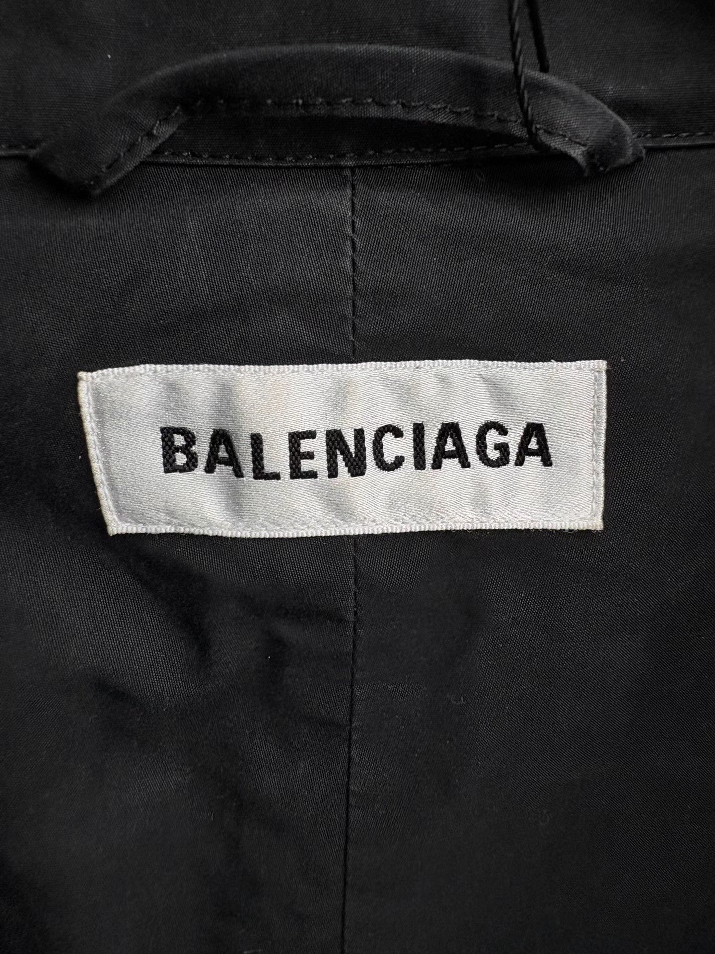 Balenciaga BALENCIAGA Logo Print Windbreaker Jacket Size US XXS / EU 40 - 5 Thumbnail