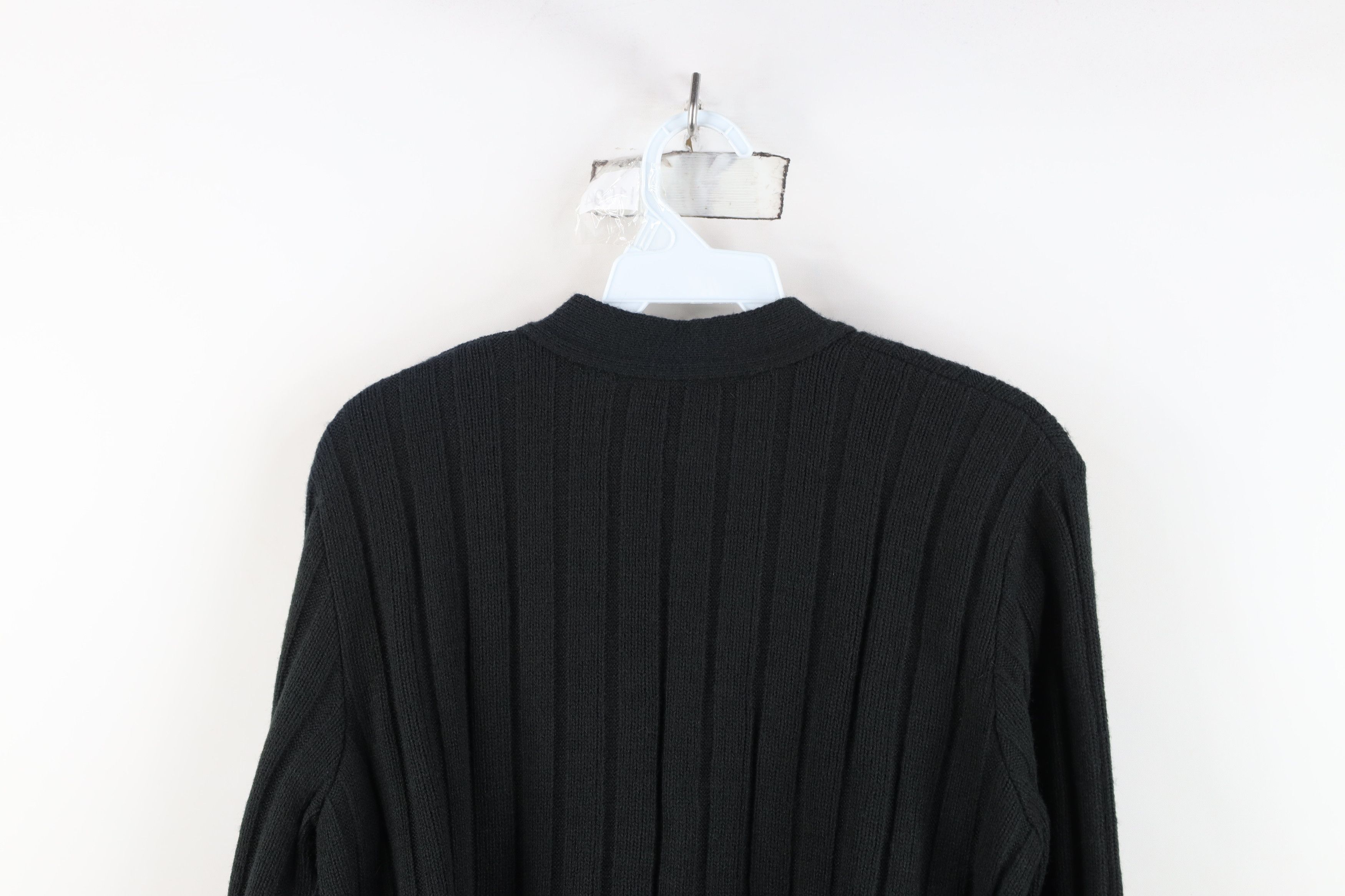 Vintage Vintage 60s 70s Streetwear Ribbed Knit Cardigan Sweater USA Size M / US 6-8 / IT 42-44 - 9 Thumbnail