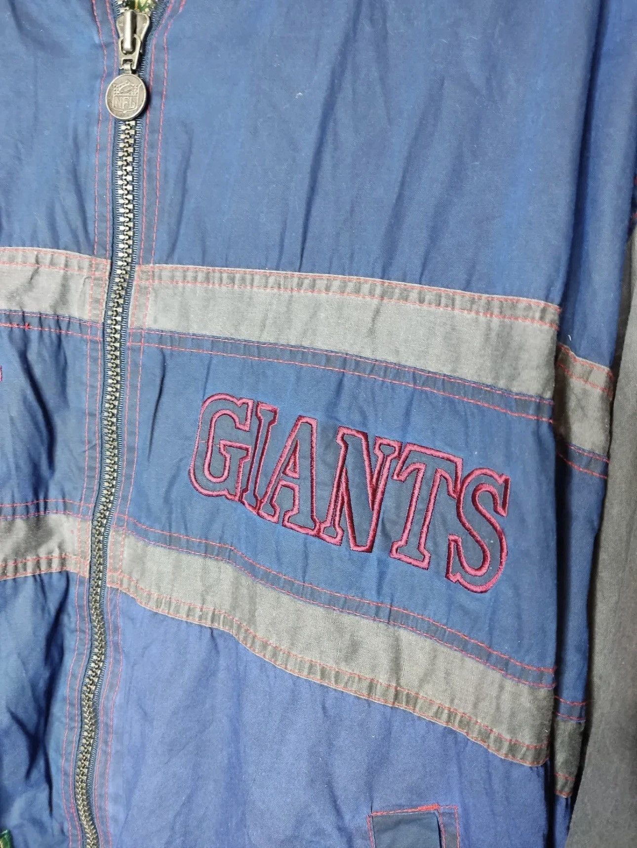 NFL NFL New York Giants Throwbacks Vintage Bomber Jacket Size US XL / EU 56 / 4 - 8 Thumbnail