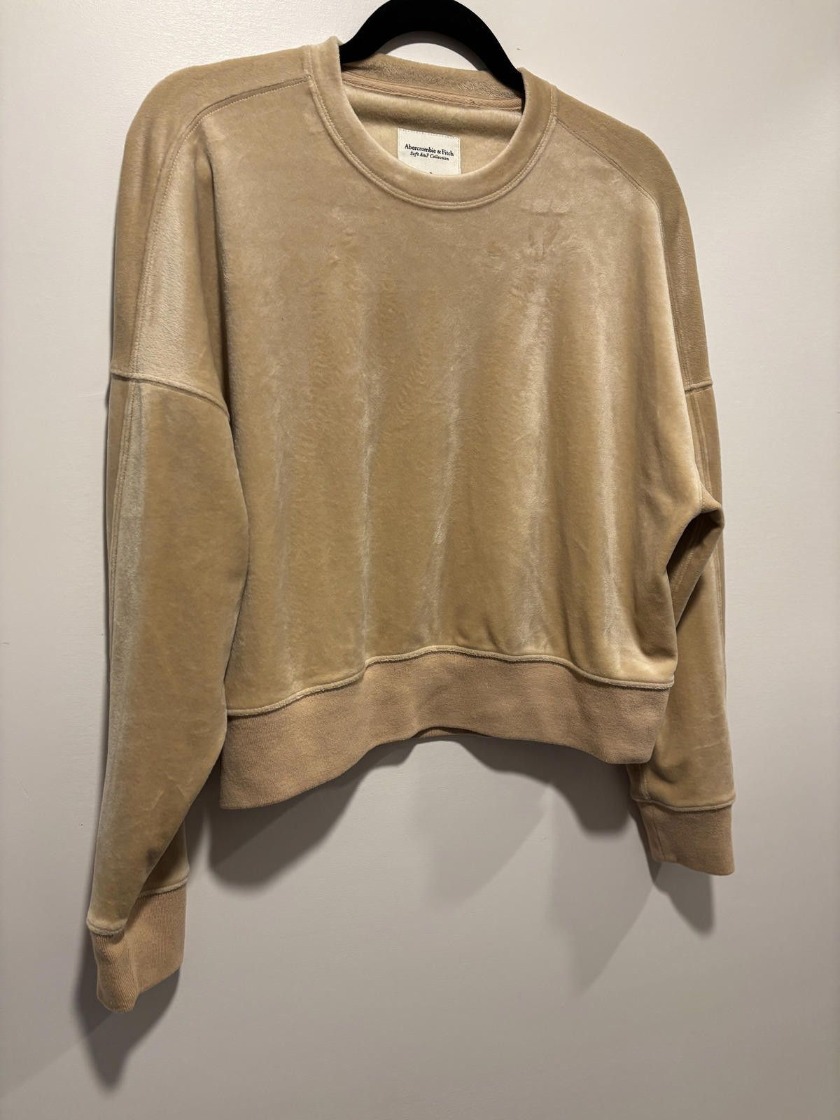 Abercrombie & Fitch Abercrombie & Fitch Soft A&F Collection Beige Sweatshirt, S Size S / US 4 / IT 40 - 2 Thumbnail