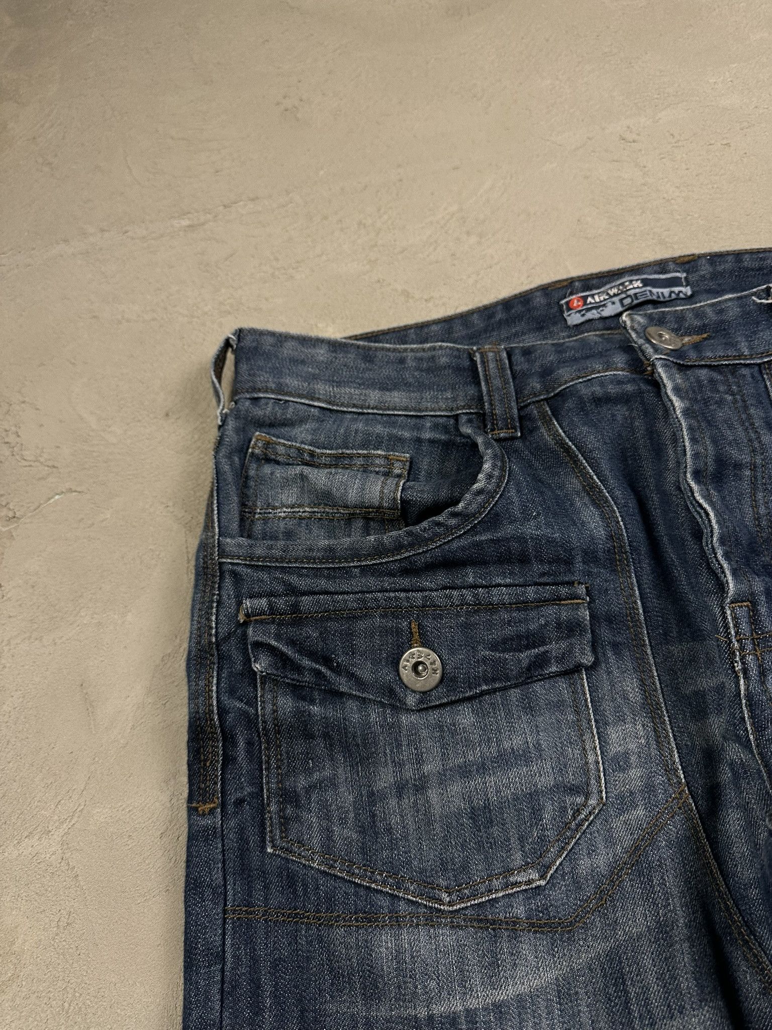 Airwalk Vintage Y2k Airwalk Oversized Hiphop Rap Faded Pants 00s Size US 34 / EU 50 - 4 Thumbnail