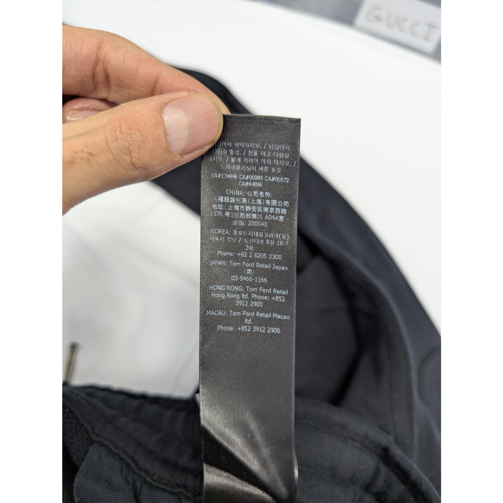 Tom Ford o1rshd1 CC20 Cotton jogging pants Trousers in Black Size US 32 / EU 48 - 20 Thumbnail