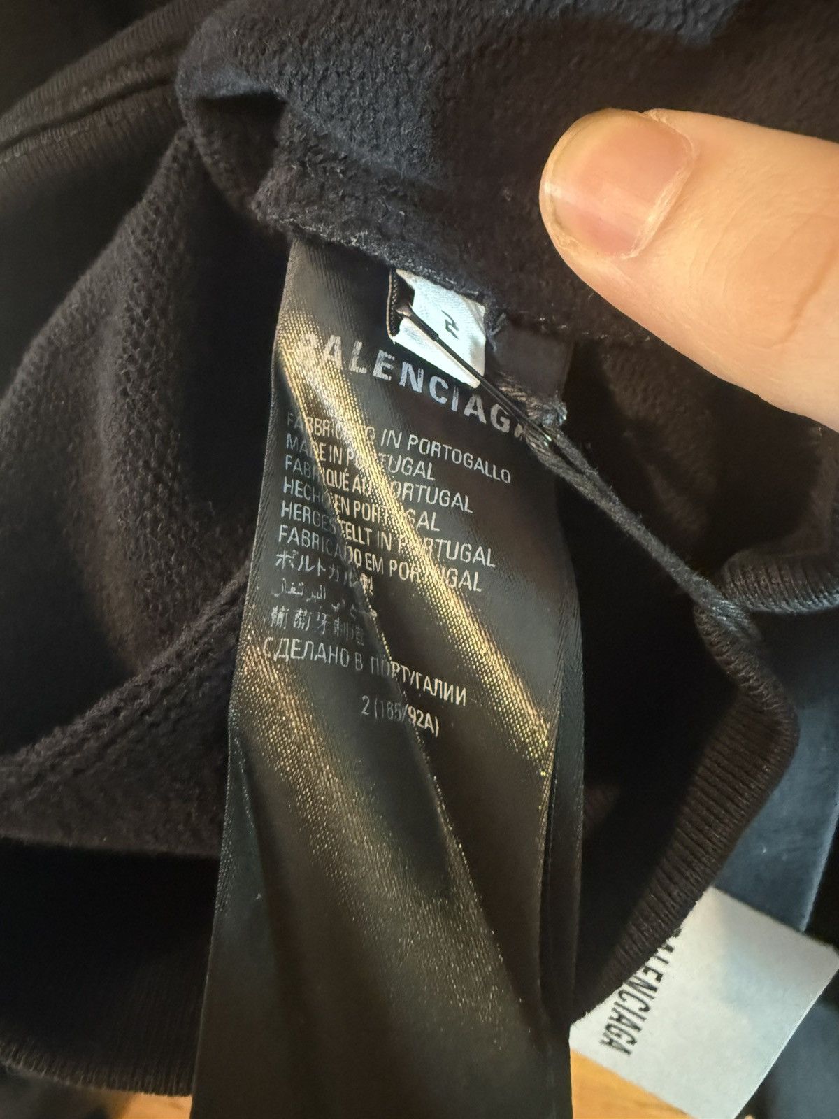 Balenciaga Balenciaga Los Angles Hoodie Black Size 2 Size US S / EU 44-46 / 1 - 6 Thumbnail