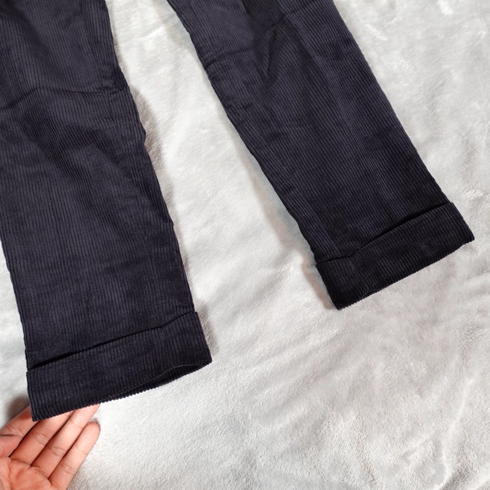 Scotch & Soda Scotch & Soda Slim Chino Pants Mens 28x29 Blue Corduroy Cuffed Preppy Size US 28 / EU 44 - 6 Thumbnail