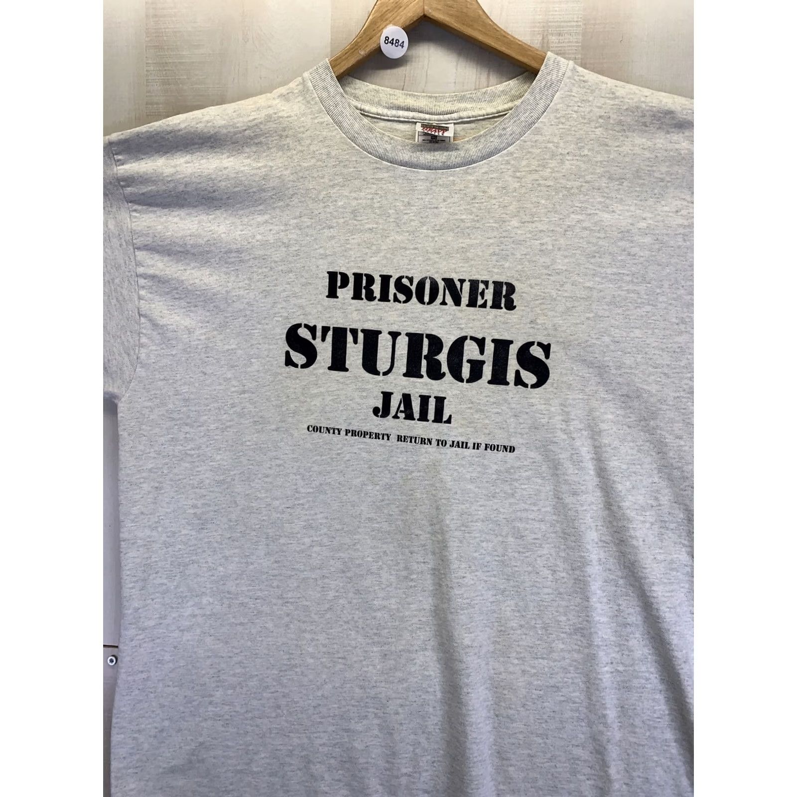 Fruit Of The Loom VINTAGE Sturgis Black Hills Cycle Classic Mens Gray Graphic T Shirt 2XL- Size US XXL / EU 58 / 5 - 3 Thumbnail