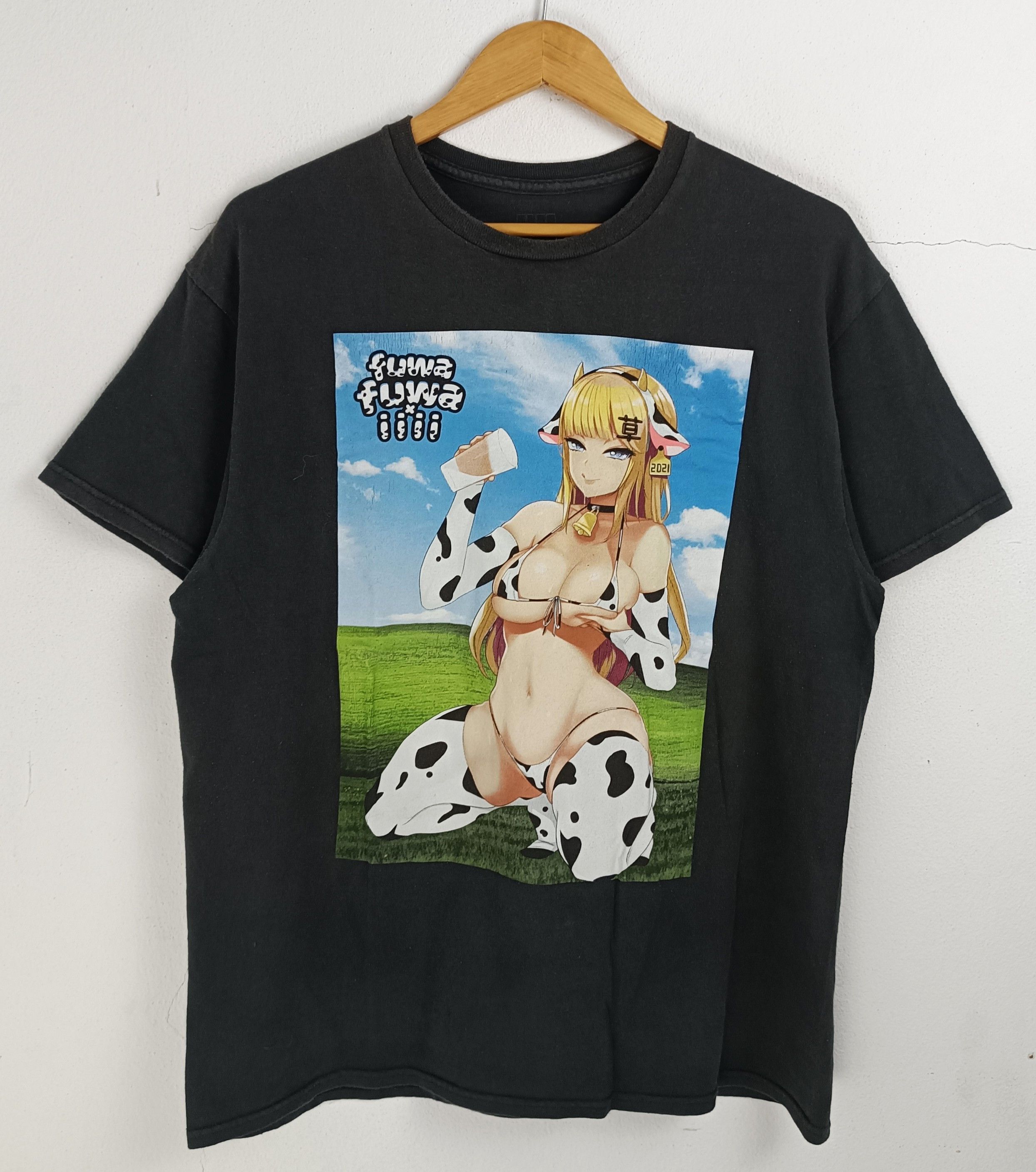 Anime VINTAGE FUWA FUWA MOMMY MILKERS SEXY CUTE PORN HUMOR TEE Size US L / EU 52-54 / 3 - 3 Thumbnail