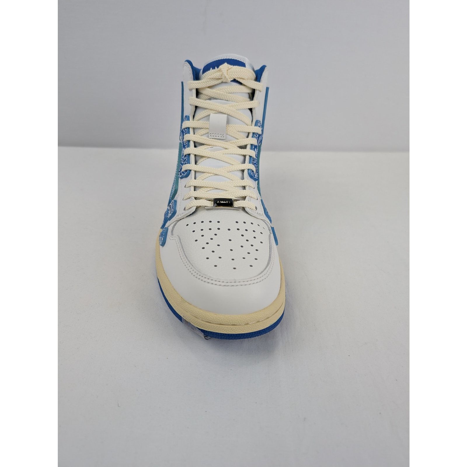 Amiri o1rshd1 Skel Top Hi / Skeleton Hi Top Sneakers Bandana Blue Size US 10 / EU 43 - 11 Thumbnail